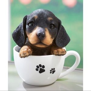 Teacup Dachshund Pup Figurine